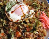 Ａ級【キャベツ飯】ソース味。くぅっ*･°作り方16写真