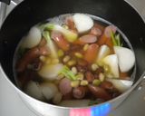 こかぶとお豆のとろ～りスープ作り方3写真