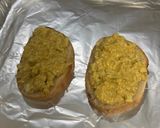 カレー風味のエッグサラダチーズバゲット作り方4写真