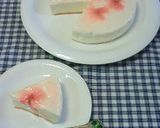 混ぜるだけレシピで豪華に！桜チーズケーキ作り方28写真
