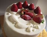 いちごミルクシフォンケーキ＊しっとり作り方26写真