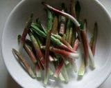 おつまみに☆行者ニンニクの醤油漬け作り方1写真
