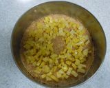 抹茶チョコでレアチーズケーキ♪栗入り☆作り方6写真