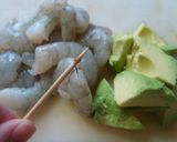 えびとアボカドのジェノバ風？パスタ☆作り方1写真