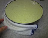 抹茶チョコでレアチーズケーキ♪栗入り☆作り方15写真