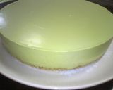 抹茶チョコでレアチーズケーキ♪栗入り☆作り方16写真