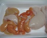 鯛の白子と卵の煮つけ作り方1写真