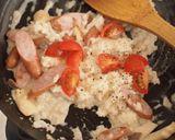 ウインナーとミニトマトのリゾット作り方4写真
