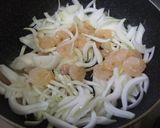 新たまねぎたっぷり★えびとたまごの炒め物作り方4写真