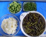 簡単！わらびのサッパリわさびめんつゆがけ作り方1写真