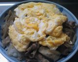 手抜きでオム丼♪作り方4写真