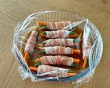 【レンチンでお弁当おかず】豚肉の野菜巻き作り方4写真