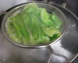 キャベツのカルボナーラ☆炊飯器温卵のせ作り方7写真