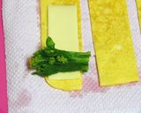 お弁当に春の彩り✿菜の花の卵ロール☆彡作り方3写真