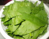 ほうれん草とサバの炒め物作り方2写真