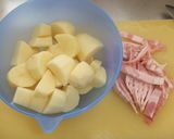 簡単ジャガイモとベーコンのバター醤油煮作り方1写真
