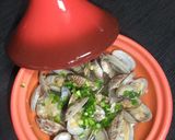 タジン鍋deあさりのワイン蒸し作り方3写真