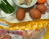 むきエビのスクランブルエッグ🥚😻作り方1写真