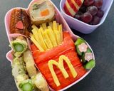 キャラ弁♡マクドナルドのポテト弁当作り方3写真