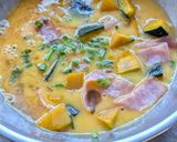 南瓜とベーコンのスペイン風オムレツ作り方5写真