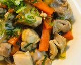 鶏肉のめんつゆ＆オイスターソース炒め作り方4写真