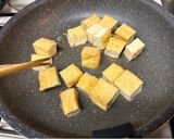 超簡単♩厚揚げと小松菜の鶏ひき肉甘辛炒め作り方1写真