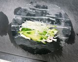 バンバンジー風生春巻き作り方9写真
