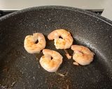 🦐創作！エビと大葉のジェノベーゼうどん作り方2写真