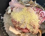 鶏肉と舞茸の炊き込みご飯作り方2写真