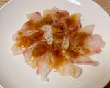 鯛のカルパッチョ〜青梅ソース〜作り方3写真