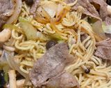 プチ贅沢☆牛バラ焼きそば作り方5写真