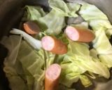 水いらず、キャベツの蒸し物作り方3写真