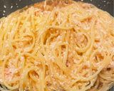 和風明太子パスタ作り方5写真