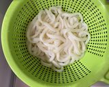 簡単！ぶっかけ冷やしキムチうどん作り方2写真