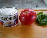 鯖缶トマトのイタリア風つけ素麺作り方1写真