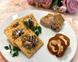 コプリーヌとクリームチーズのカナッペ作り方11写真