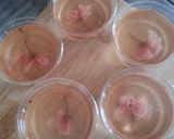 三つの春☆梅桃桜の寒天ゼリー作り方6写真