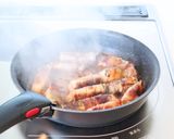 風味が良い【うどの豚巻き（白だし）】作り方6写真
