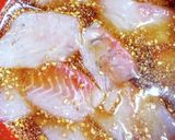 サーモンの刺し身で漬け♪甘めのタレで作り方5写真
