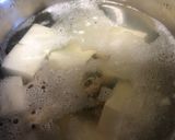 疲れた日に♡アサリ・お豆腐・油揚げのお汁作り方5写真