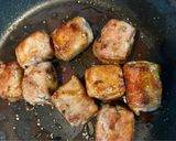 簡単夕食・お弁当★豚こまの肉巻き厚揚げ作り方5写真