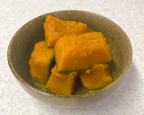 圧力鍋で1分♪甘さ控えめなかぼちゃの煮物作り方6写真