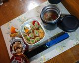 ミニトマトとベーコンと卵の洋風スープ☺作り方15写真