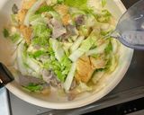 【麹✖️ワンパン】豚と白菜のあんかけ丼作り方7写真