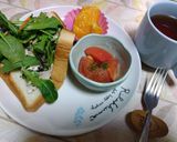 GOODﾓｰﾆﾝｸﾞ鯖ﾏﾖSAND＆スープ作り方6写真