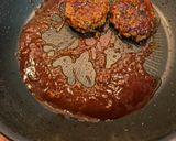 簡単★つなぎなし★バーベキューハンバーグ作り方12写真
