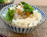 菜の花と浅利の炊き込みご飯!作り方7写真