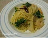菜の花と筍のペペロンチーノ作り方6写真