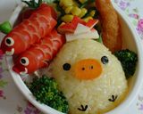 キャラ弁おかず　ウインナーで鯉のぼり作り方6写真