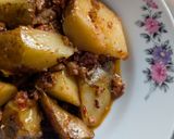 簡単★冷凍ジャガイモと挽き肉の炒め物作り方5写真